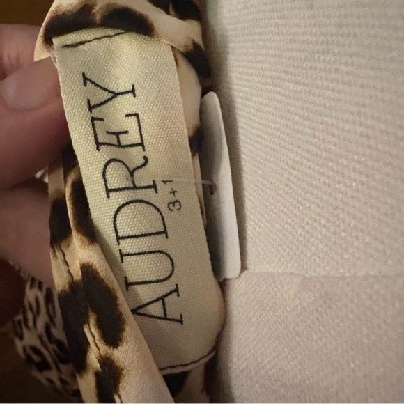 NWT Audrey 3 + 1 Leopard Print Slip Dress - Picture 3 of 5